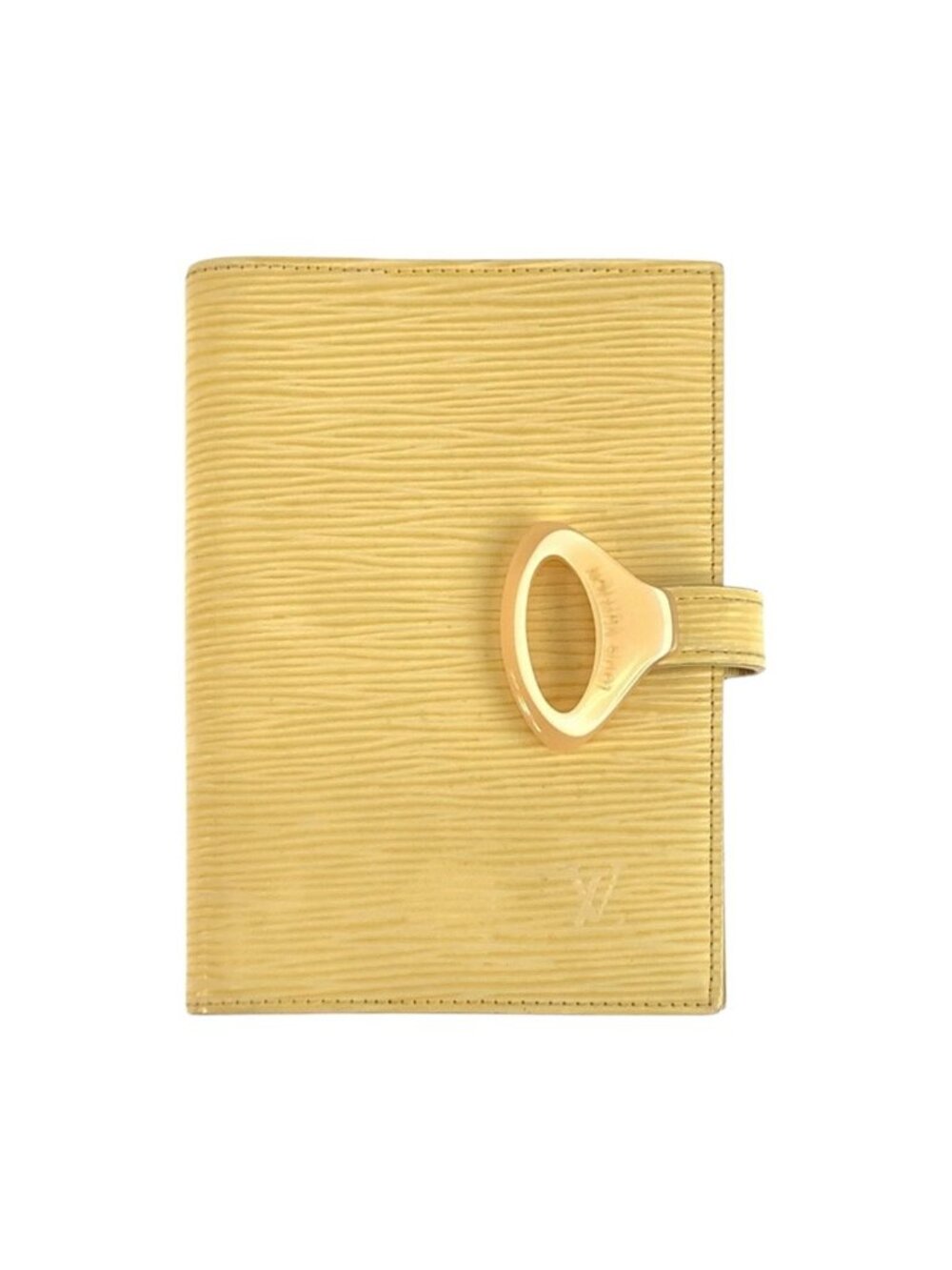 Louis Vuitton Epi Agenda PM Vanille Yellow Gold Cover